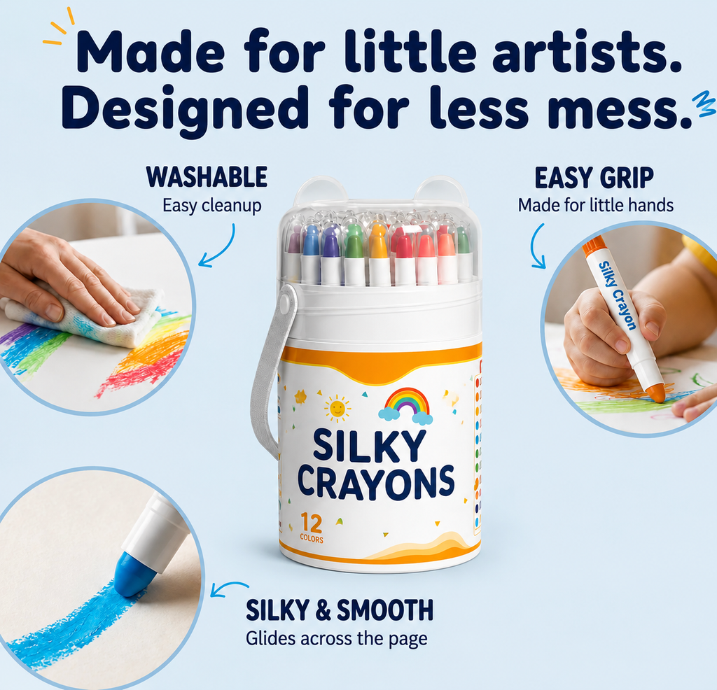 Vozley™ Washable Twist Crayons